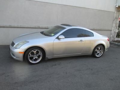 2003 infinity g35 coupe automatic chrome wheels new tires well maintained nice