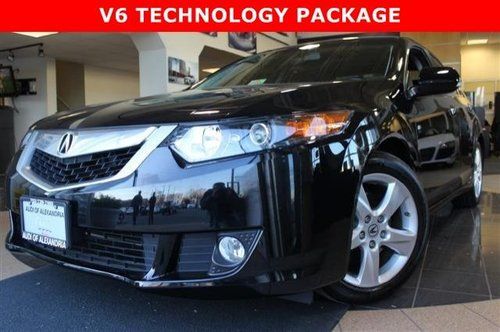2012 acura tsx rare v6 with technology package one owner