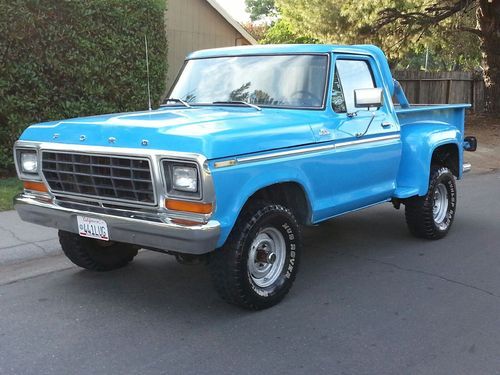 Rare 1978 ford ranger single cab f-150 4x4  short bed flare side / step side