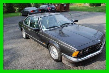 1985 bmw m635 euro 3.5l 6-speed manual coupe leather