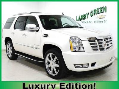 Escalade ffv suv 6.2l nav cd awd abs, dvd alloys low miles auto extra clean