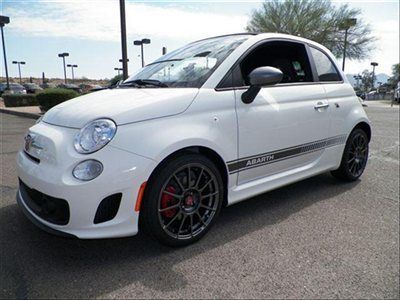 New 2door cabrio abarth convertible manual 1.4l 16-valve multi-air turbo charged