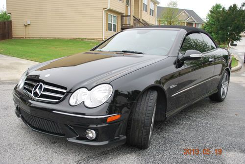 2008 mercedes benz clk63 amg convertible roadster like new