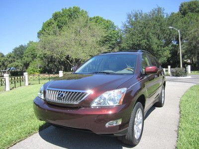 08 rx lexus rx350 awd 4x4 navigation dvd video htd seats back-up camera pristine