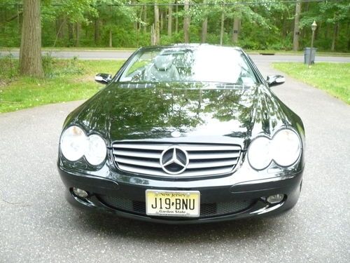 04 MERCEDES SL500 HARDTOP LEATHER HEATED COOLED NAVI HID KEYLESS CONVERTIBLE FOG, image 4
