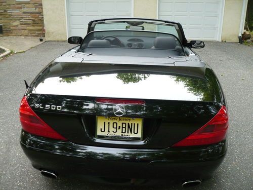 04 MERCEDES SL500 HARDTOP LEATHER HEATED COOLED NAVI HID KEYLESS CONVERTIBLE FOG, image 5