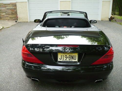 04 MERCEDES SL500 HARDTOP LEATHER HEATED COOLED NAVI HID KEYLESS CONVERTIBLE FOG, image 6