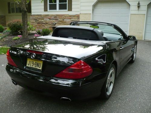 04 MERCEDES SL500 HARDTOP LEATHER HEATED COOLED NAVI HID KEYLESS CONVERTIBLE FOG, image 7