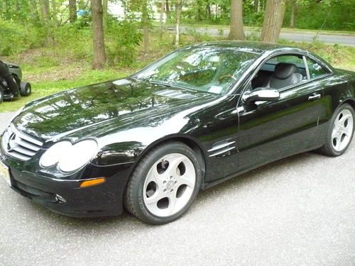 04 MERCEDES SL500 HARDTOP LEATHER HEATED COOLED NAVI HID KEYLESS CONVERTIBLE FOG, image 10