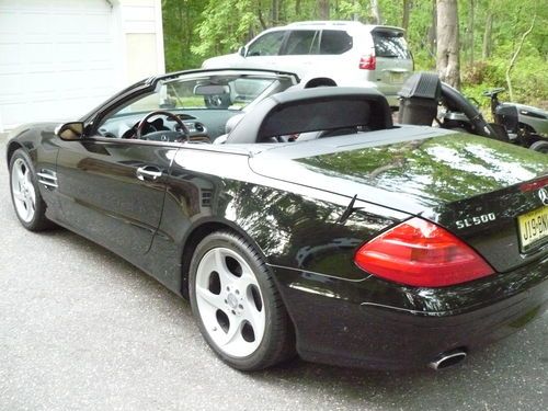 04 MERCEDES SL500 HARDTOP LEATHER HEATED COOLED NAVI HID KEYLESS CONVERTIBLE FOG, image 11