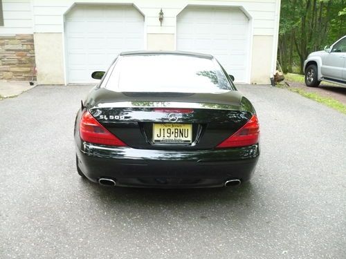 04 MERCEDES SL500 HARDTOP LEATHER HEATED COOLED NAVI HID KEYLESS CONVERTIBLE FOG, image 12