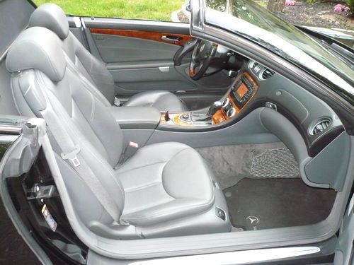 04 MERCEDES SL500 HARDTOP LEATHER HEATED COOLED NAVI HID KEYLESS CONVERTIBLE FOG, image 13