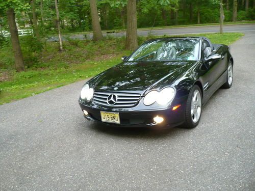 04 MERCEDES SL500 HARDTOP LEATHER HEATED COOLED NAVI HID KEYLESS CONVERTIBLE FOG, image 15