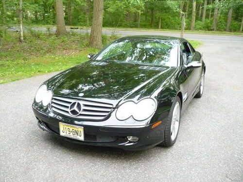04 MERCEDES SL500 HARDTOP LEATHER HEATED COOLED NAVI HID KEYLESS CONVERTIBLE FOG, image 18