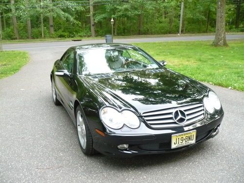 04 MERCEDES SL500 HARDTOP LEATHER HEATED COOLED NAVI HID KEYLESS CONVERTIBLE FOG, image 19
