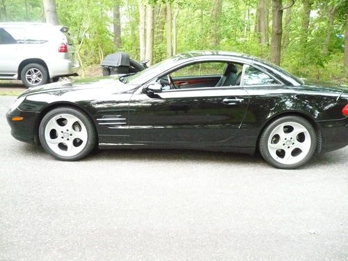 04 MERCEDES SL500 HARDTOP LEATHER HEATED COOLED NAVI HID KEYLESS CONVERTIBLE FOG, image 20