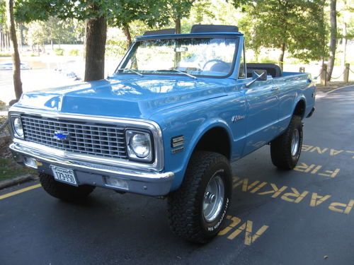 1971 blazer 4x4 complete restoration k15 big $'s