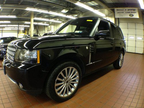 Land rover range rover supercharged black black low miles  only 8k 1 owner