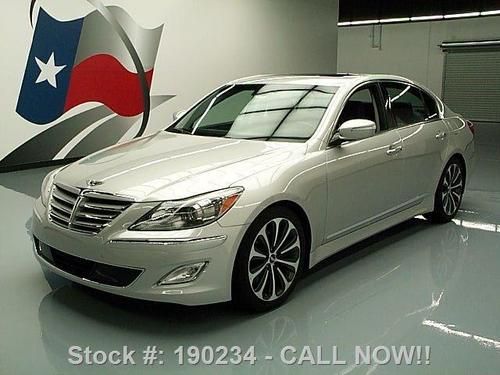 2012 hyundai genesis 5.0 r-spec sunroof nav rear cam 6k texas direct auto