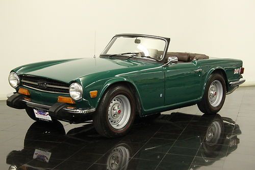 1974 triumph tr6 roadster 2498cc 6 cyl 4 speed 57k miles cosmetically restored