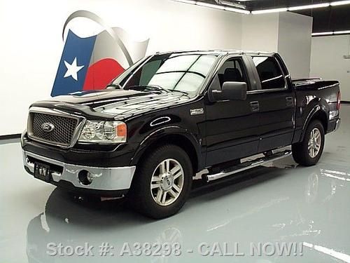 2008 ford f-150 lariat supercrew sunroof nav dvd 79k mi texas direct auto