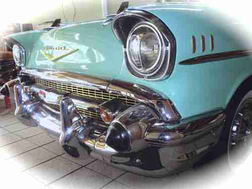 1957 CHEVROLET BEL AIR CONVERTIBLE-THE CAR IS FOR SALE TO THE WORLDWIDE, US $69,500.00, image 5