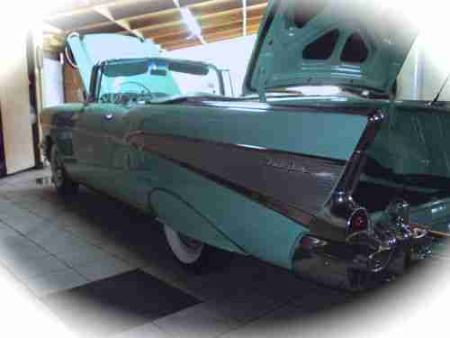 1957 CHEVROLET BEL AIR CONVERTIBLE-THE CAR IS FOR SALE TO THE WORLDWIDE, US $69,500.00, image 7