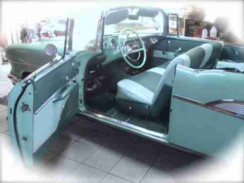 1957 CHEVROLET BEL AIR CONVERTIBLE-THE CAR IS FOR SALE TO THE WORLDWIDE, US $69,500.00, image 11