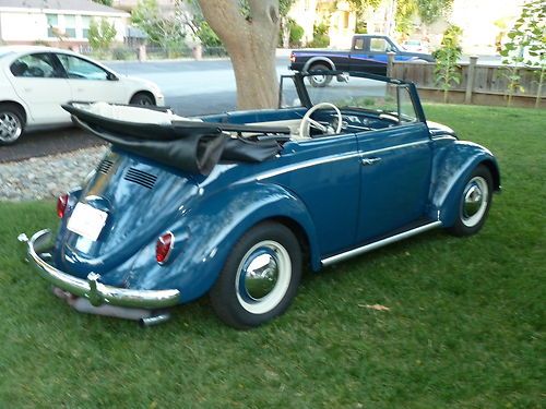 1964 bug convertible on 1969 pan