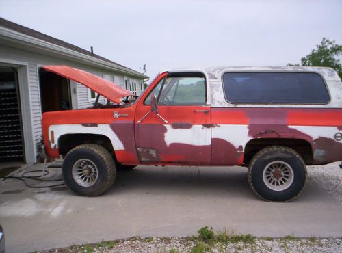 1973 chevy blazer/ built engine