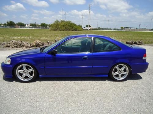 Honda civic si @@@@@real em1*beautiful metallic blue@@@@@low miles!!