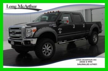 2013 lariat 6.7 v8 4x4 diesel crew cab remote start navigation heated leather