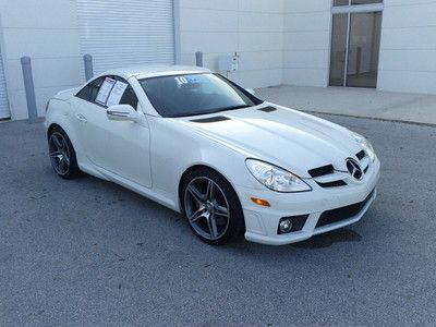 10' slk300 hardtop convertible! only 12k miles! immaculate! navigation, keyless!