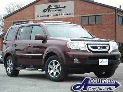 auto air DVD navigation mp3 ipod leather floor mats thid row ABS suv sunroof red, image 3