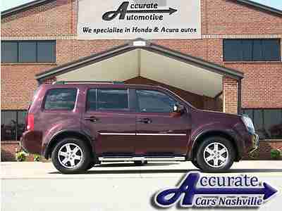 auto air DVD navigation mp3 ipod leather floor mats thid row ABS suv sunroof red, image 4