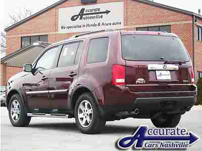 auto air DVD navigation mp3 ipod leather floor mats thid row ABS suv sunroof red, image 7