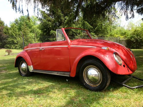 1961 volkswagen beetle convertible base 1.2l