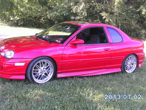 1998 dodge neon r/t coupe 2- show car