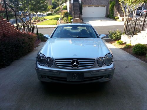 2005 mercedes-benz clk320 silver base coupe 2-door 3.2l w/ sirius radio &amp; more