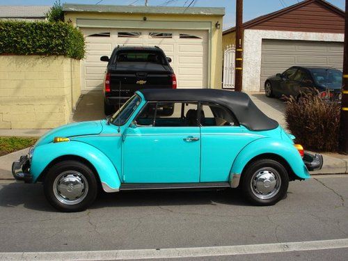 1979 volkswagen super beetle convertible super nice cali car 2owner make offer