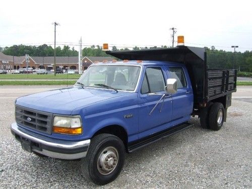 1997 ford f350 crew cab stake body 7.3l powerstroke diesel