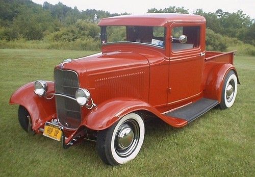 1932 ford flathead powered hot rod pickup halibrand