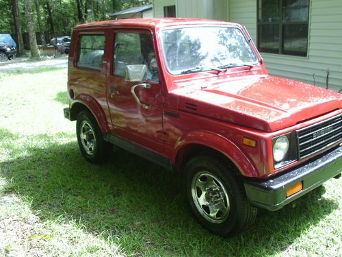 1986 suzuki samurai 4x4 tin top