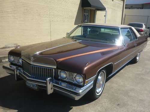 Coupe deville, good condition, leather seats, vinyl top