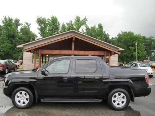 2006 honda ridgeline rtl  moonroof  heated leather  black  carfax certified