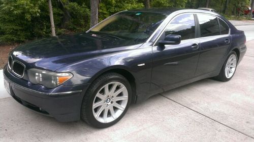 2002 bmw 745 li luxury package, excellent condition