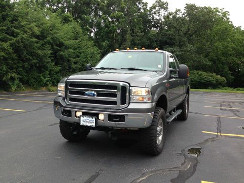 2006 f-350 super duty lariat 4x4 ext cab bank power-mud tires-diesel no reserve