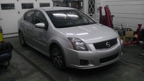 2008 nissan sentra se-r spec v sedan 4-door 2.5l 6-speed silver