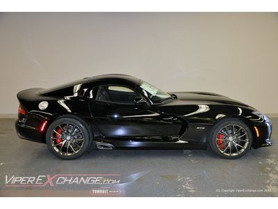 2013 srt viper gts black gunmetal stripes new