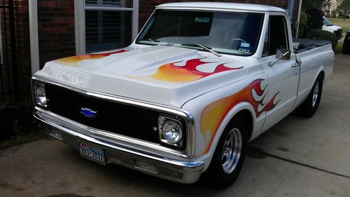 1971 chevrolet c10 short bed pro street restored super nice a/c auto